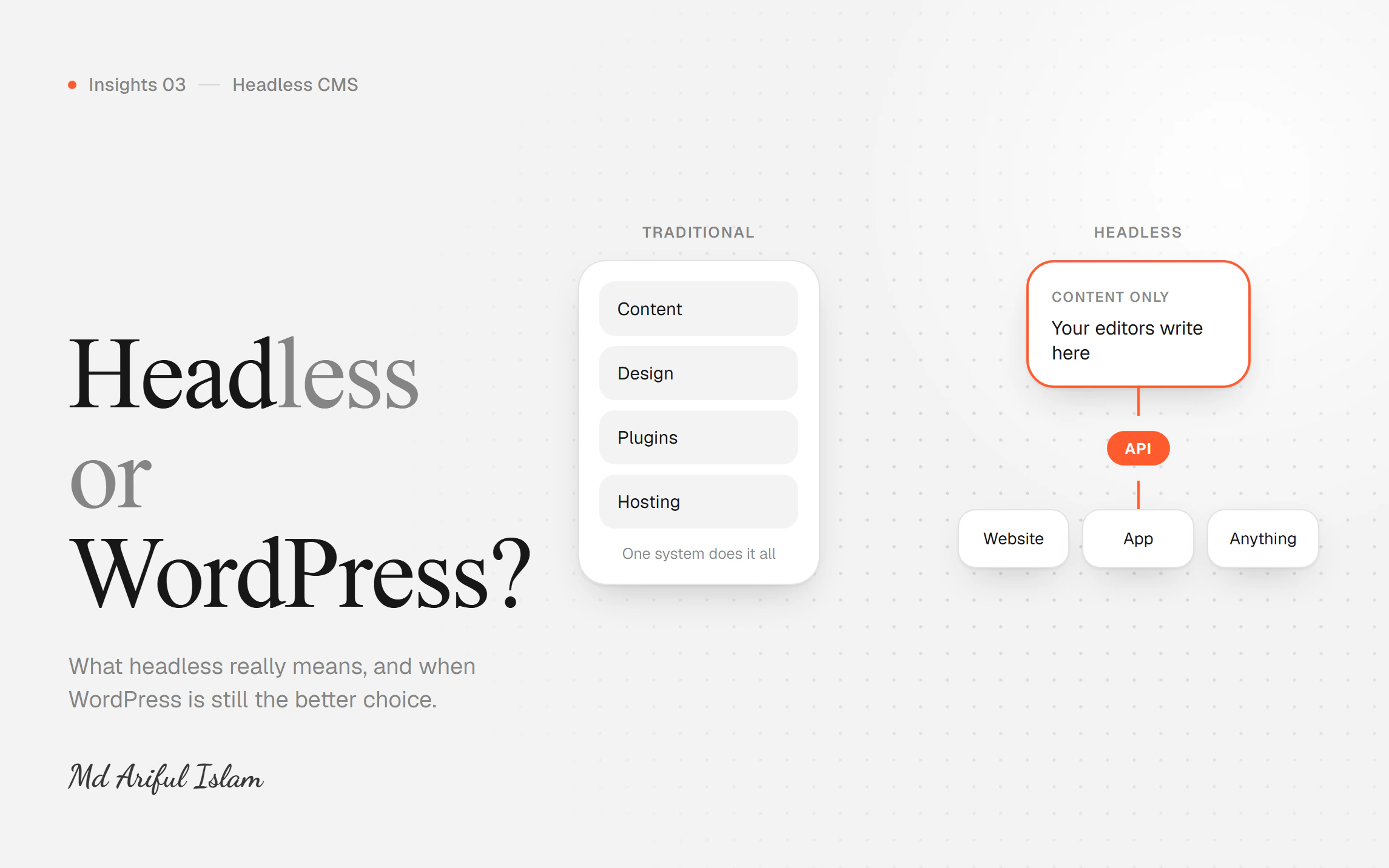 Headless CMS vs WordPress: Which One Do You Actually Need?